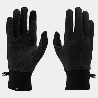 Nike Men's Therma-fit Tech Fleece Gloves In Black
