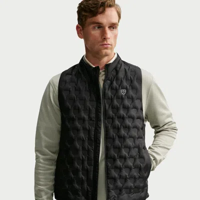 Nike Men's Therma-fit Adv Repel Golf Vest In Black