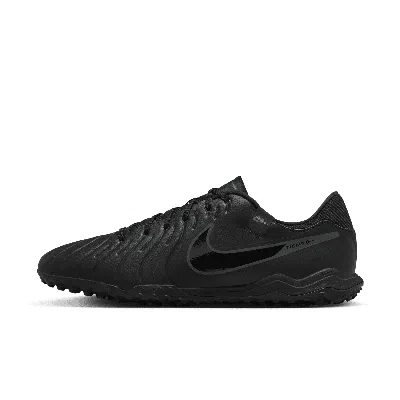 Nike Men's Tiempo Legend 10 Academy Turf Low-top Soccer Shoes In Black