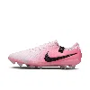 Nike Men's Tiempo Legend 10 Elite Fg Low-top Soccer Cleats In Pink