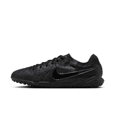 Nike Men's Tiempo Legend 10 Pro Turf Low-top Soccer Shoes In Black