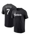 Nike Men's Tim Anderson Black Chicago White Sox City Connect Fuse Name Number T-shirt In Black
