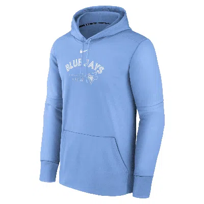 Nike Men's Toronto Blue Jays Authentic Collection Practice  Therma Mlb Pullover Hoodie In Powder Blue