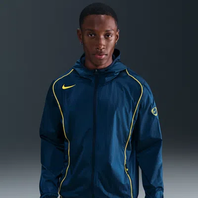 Nike Men's Total 90 Repel Soccer Full-zip Jacket In Blue