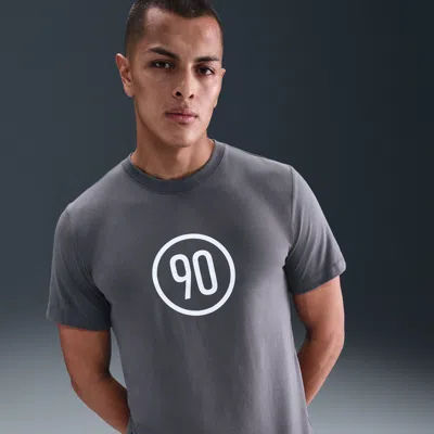 Nike Men's Total 90 Soccer T-shirt In Gray