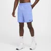 Nike Men's Totality Dri-fit 7" Unlined Versatile Shorts In Blue