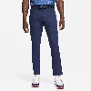Nike Men's Tour 5-pocket Slim Golf Pants In Blue