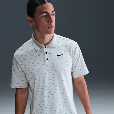 Nike Men's Tour Dri-fit Golf Polo In Gray