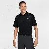 Nike Men's Tour Dri-fit Golf Polo In Black/white