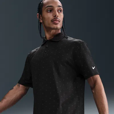 Nike Men's Tour Dri-fit Golf Polo In Black