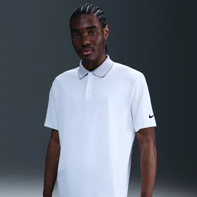 Nike Men's Tour Dri-fit Golf Polo In White