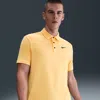 Nike Men's Tour Dri-fit Heathered Golf Polo In Brown