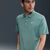 Nike Men's Tour Dri-fit Heathered Golf Polo In Green