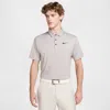 Nike Men's Tour Dri-fit Heathered Golf Polo In Grey