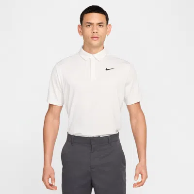 Nike Men's Tour Dri-fit Jacquard Golf Polo In Brown