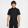 Nike Df Tour Solid Polo In Black