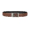 Nike Men's Tour Golf Perforated Reversible Belt In Brown