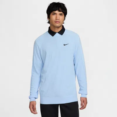Nike Men's Tour Golf Sweater In Blue