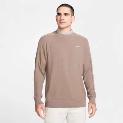 Nike Men's Tour Golf Sweater In Brown
