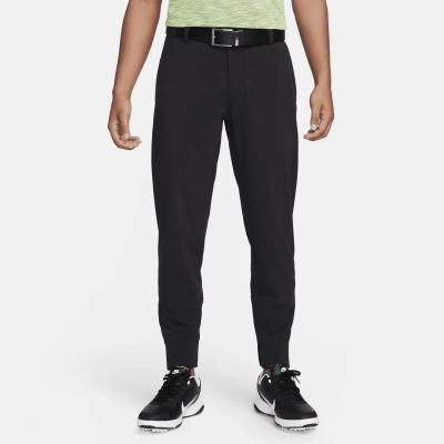 Nike Dri-fit Tour Repel Water Repellent Jogger Golf Pants In Black