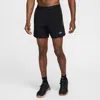 Nike Men's Trail Dri-fit 6" Brief-lined Running Shorts In Black