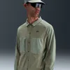 Nike Men's Trail Dri-fit Adv Uv Running Shirt Jacket In Green