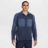 Nike Men's Trail Dri-fit Adv Uv Running Shirt Jacket In Blue