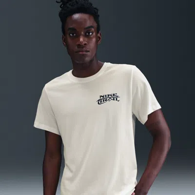 Nike Men's Trail Dri-fit Running T-shirt In White