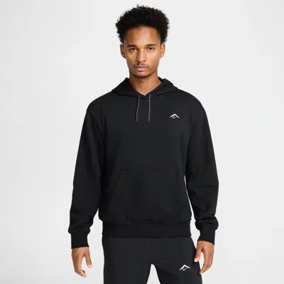 Nike Men's Trail Magic Hour Dri-fit Running Hoodie In Black