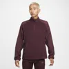 Nike Men's Trail Polartecâ® 1/4-zip Fleece Running Top In Red