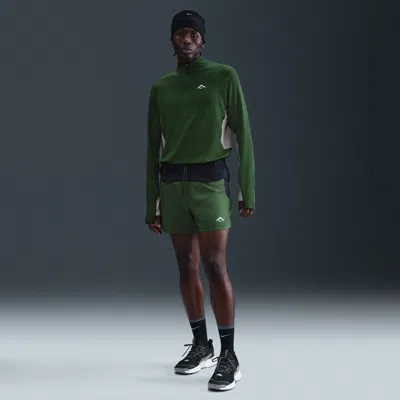 Nike Men's Trail Second Sunrise 5" Dri-fit Adv Brief-lined Running Shorts In Green