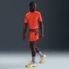 Nike Men's Trail Second Sunrise 5" Dri-fit Adv Brief-lined Running Shorts In Orange