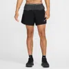 Nike Men's Trail Second Sunrise 5" Dri-fit Adv Brief-lined Running Shorts In Black