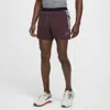 Nike Men's Trail Second Sunrise Dri-fit 5" Brief-lined Running Shorts In Red