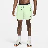 Nike Men's Trail Second Sunrise Dri-fit 7" Brief-lined Running Shorts In Green