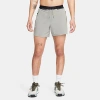 Nike Men's Trail Second Sunrise Dri-fit 5" Brief-lined Running Shorts In Dark Stucco/olive Aura/summit White