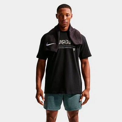 Nike Men's Train Infinity Training T-shirt In Black
