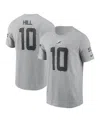 Nike Men's Tyreek Hill Gray Miami Dolphins 2024 Salute To Service Name Number T-shirt In Gray