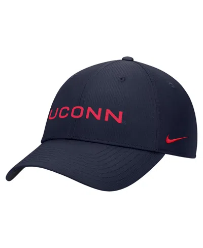 Nike Men's Uconn Huskies 2026 Sideline Dri-fit Ripstop Hat In Navy