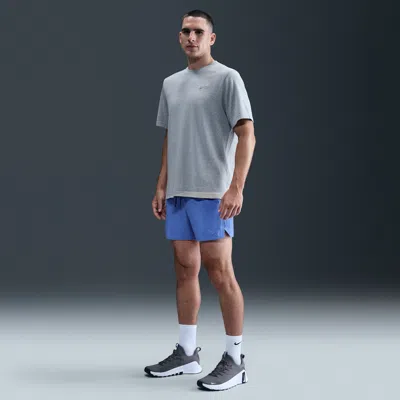 Nike Men's Unlimited Dri-fit 5" Unlined Versatile Shorts In Blue