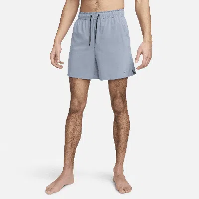 Nike Men's Unlimited Dri-fit 5" Unlined Versatile Shorts In Ashen Slate/black