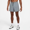 Nike Men's Unlimited Dri-fit 5" Unlined Versatile Shorts In Smoke Grey/black/smoke Grey