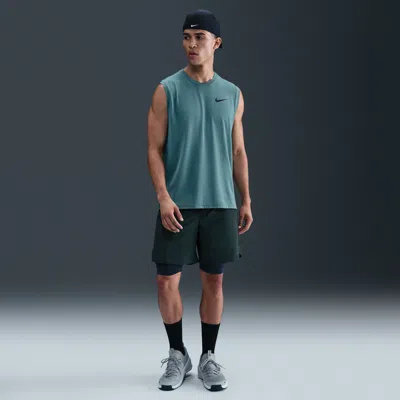 Nike Men's Unlimited Dri-fit 7" 2-in-1 Versatile Shorts In Green