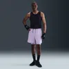 Nike Men's Unlimited Dri-fit 7" 2-in-1 Versatile Shorts In Purple