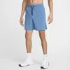 Nike Men's Unlimited Dri-fit 7" Unlined Versatile Shorts In Blue