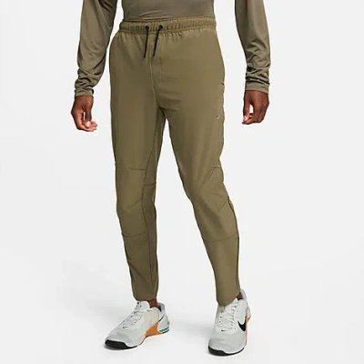 Nike Men's Unlimited Dri-fit Straight Leg Versatile Pants In Medium Olive/black