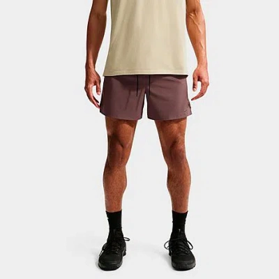 Nike Men's Unlimited Dri-fit 5" Unlined Versatile Shorts In Burgundy