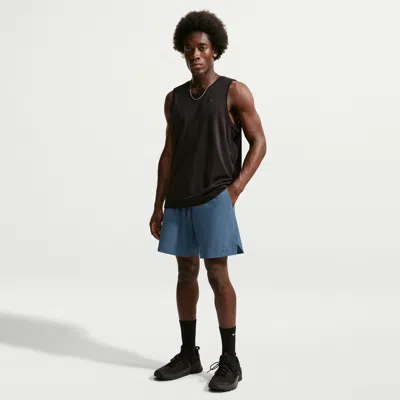 Nike Men's Unlimited Dri-fit 7" Unlined Versatile Shorts In Blue