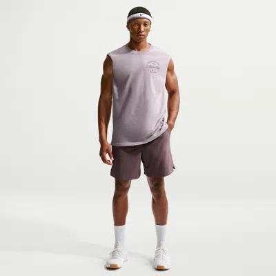 Nike Men's Unlimited Dri-fit 7" Unlined Versatile Shorts In Purple