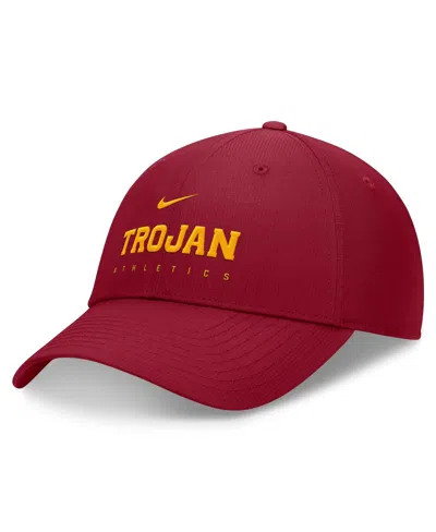Nike Men's Usc Trojans 2024/25 On-field Club Performance Adjustable Hat In Cardinal